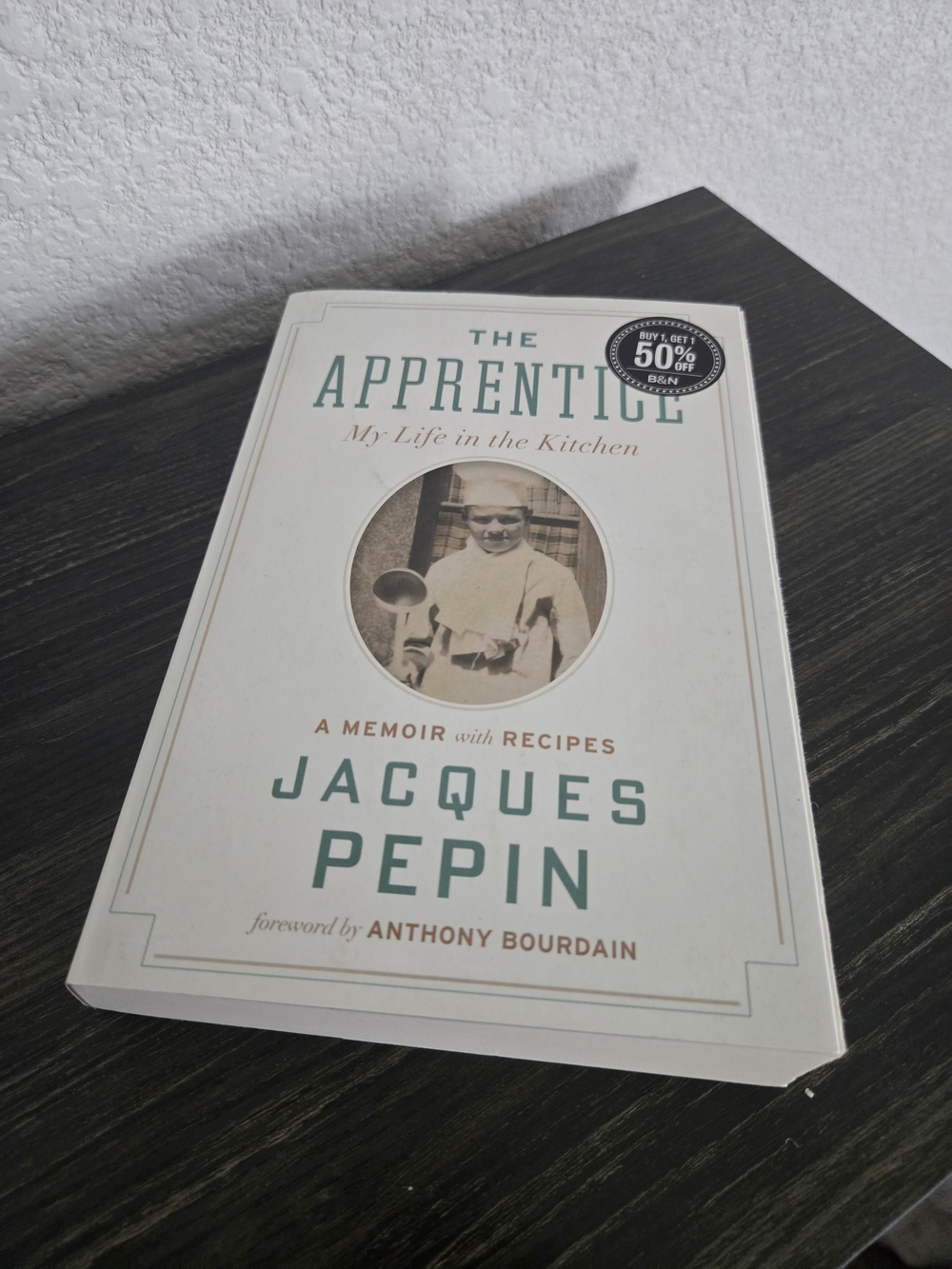 The Apprentice - A Memoir with Recipes JACQUES PEPIN